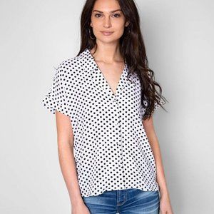 Polka Dot Gauze Blouse